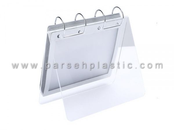 زیرتقویم کریستالی شفاف و مشکی