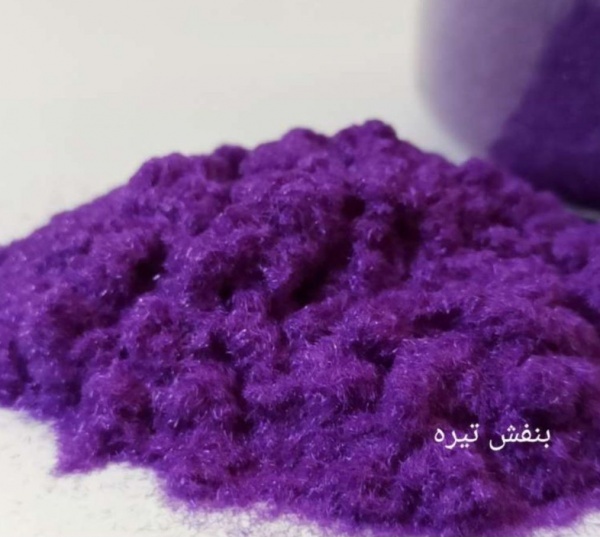 پودر مخمل بنفش تیره(فلوکان استار)