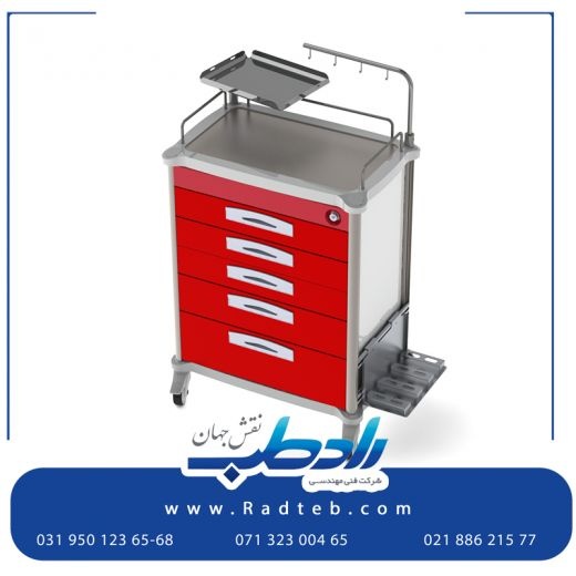 ترالی بیمارستانی با بهترین کیفیت