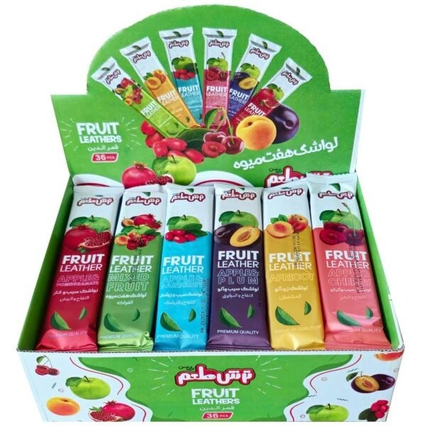 عرضه لواشک و ترشک ترش‌طعم راناس با بسته‌بندی صادراتی