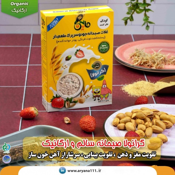 غلات صبحانه ارگانیک مناسب برای کودکان